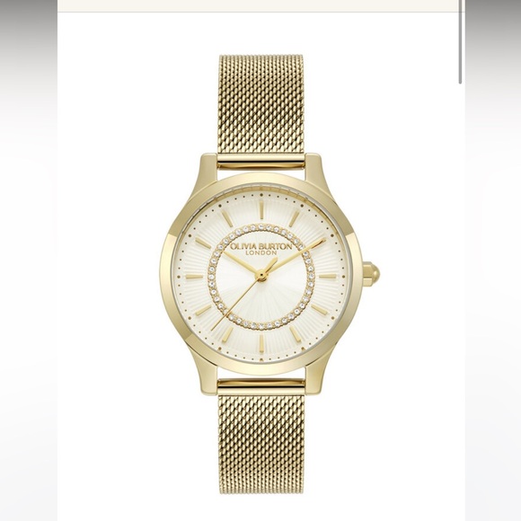 30mm Wonderlust Ivory & Gold Mesh Watch, brand new comes with box. - Picture 2 of 8